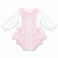 Elegant Lace Baby Romper Fruit De Ma Passion - Pink