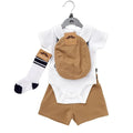 Little Gents 4pc Set - Brown