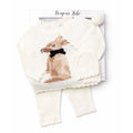 Bonjour Bebe Bunny Knit 4pc Layette Set - Ivory