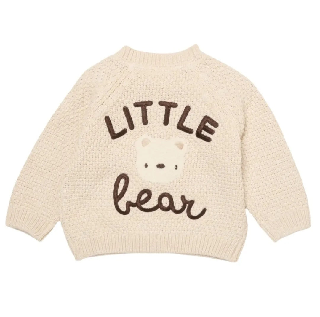 Little Bear Knitted Cardigan