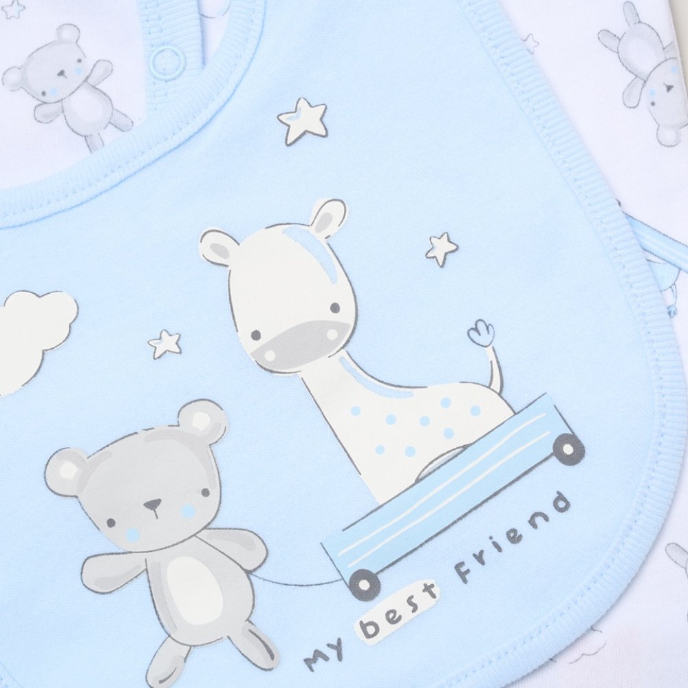 Bear & Giraffe 6 Piece Mesh Bag Gift