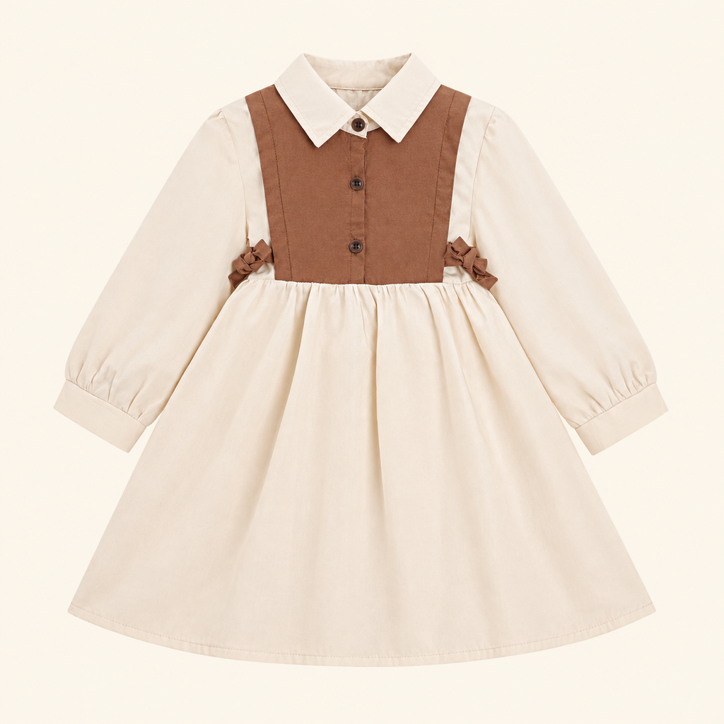 Panel Collar Dress