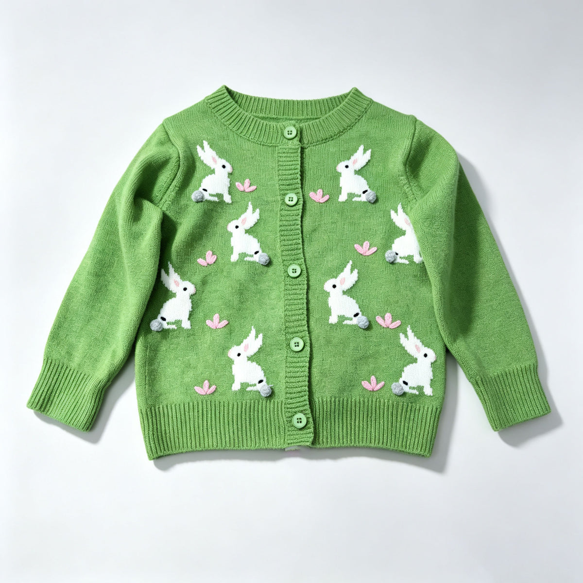 Green Bunny Cardigan