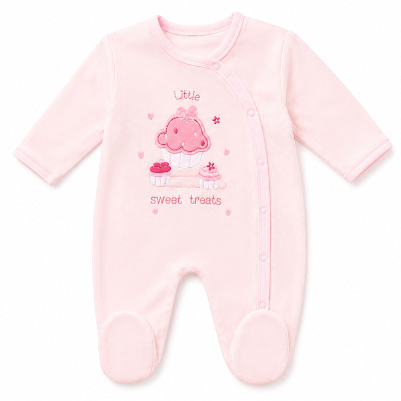 B/Pink Little Sweet Treats Sleepsuit
