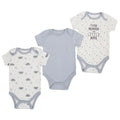 Thank Heaven For Little Boys Baby Vests 3 pack