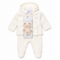 Unisex Baby 3 Piece Hooded Jacket & Trouser Set