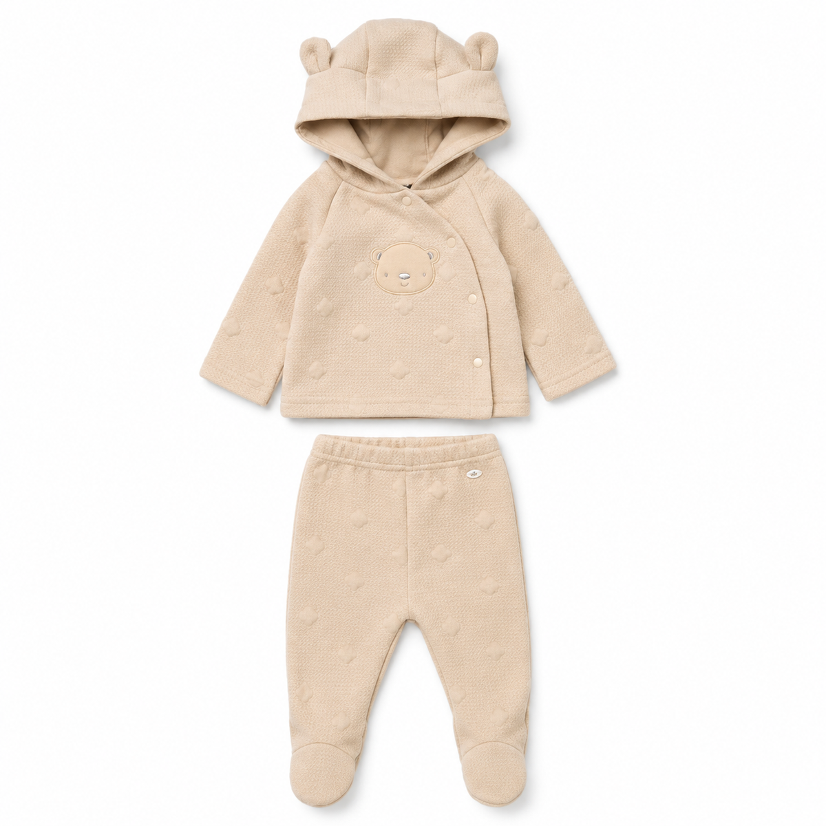 Baby Bear Hooded Jacket & Footed Trouser Set