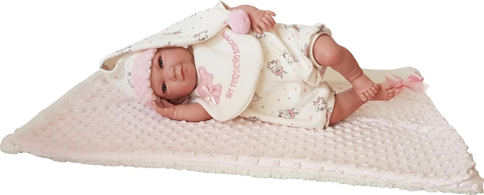 Berbesa My Little Reborn Sleepy Hat Doll