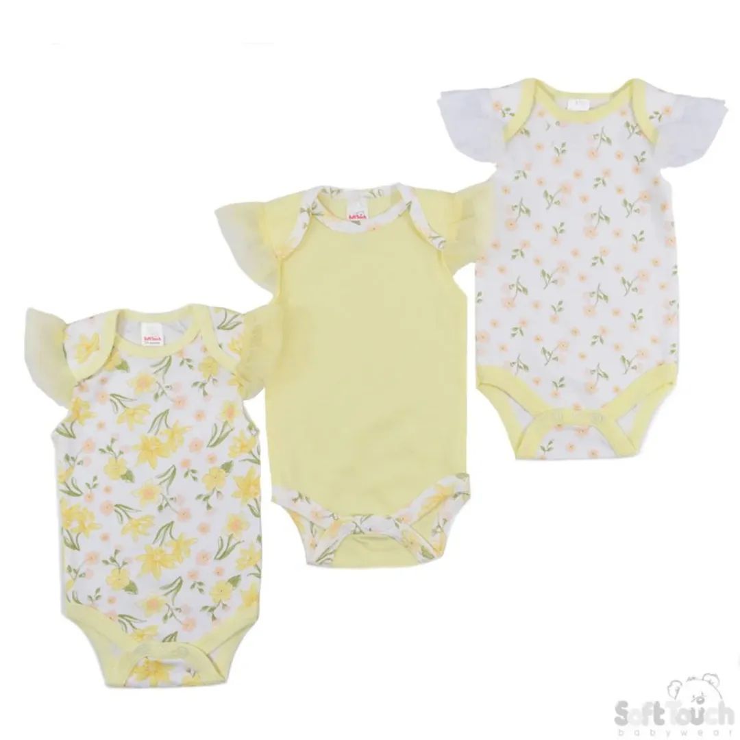 Daffodil Baby Vest Pack Of 3