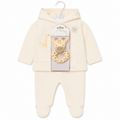 Unisex Baby Hooded Jacket & Footed Trouser Set