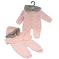 Knitted Pramsuit Coat - Pink