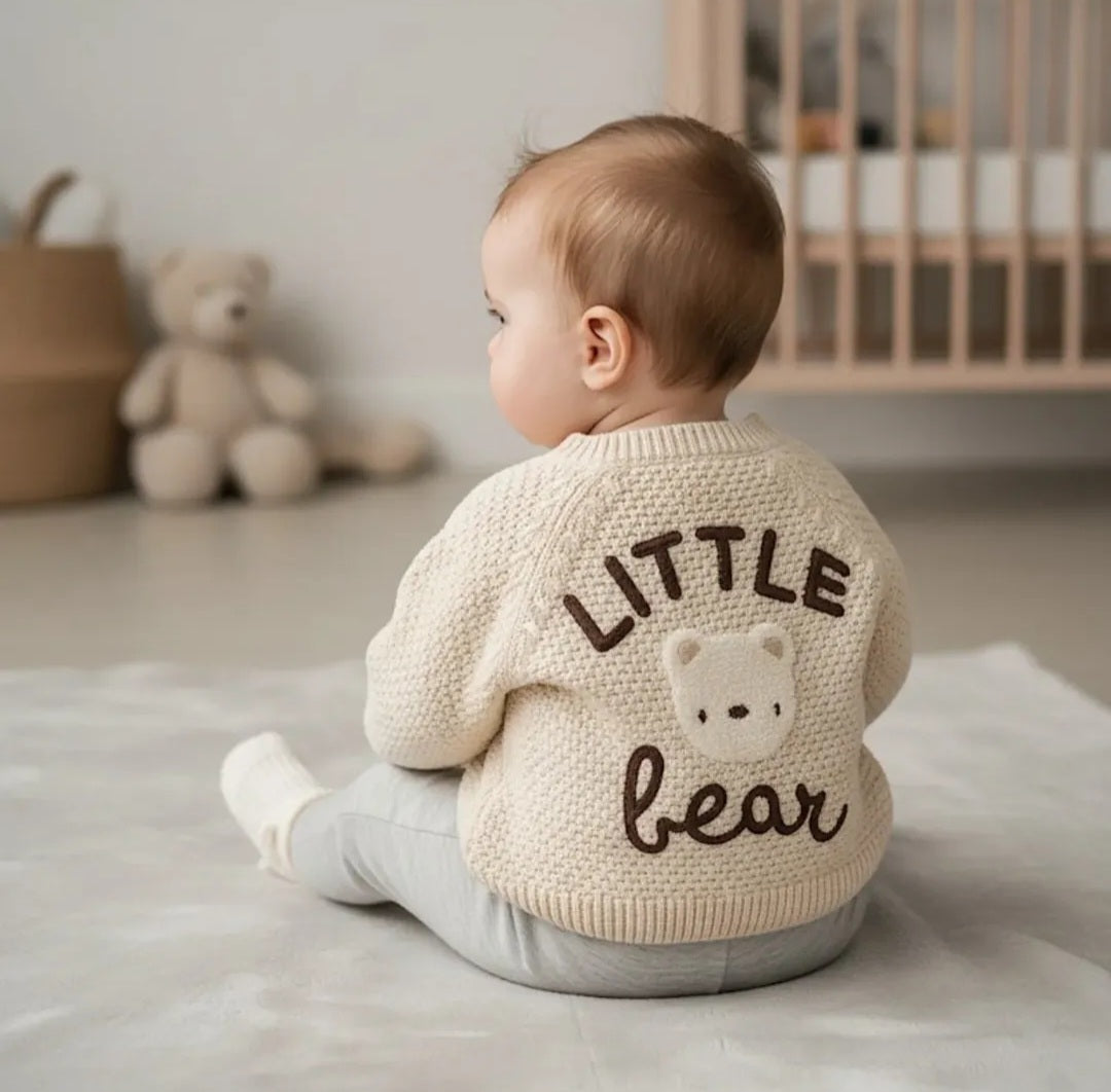 Little Bear Knitted Cardigan