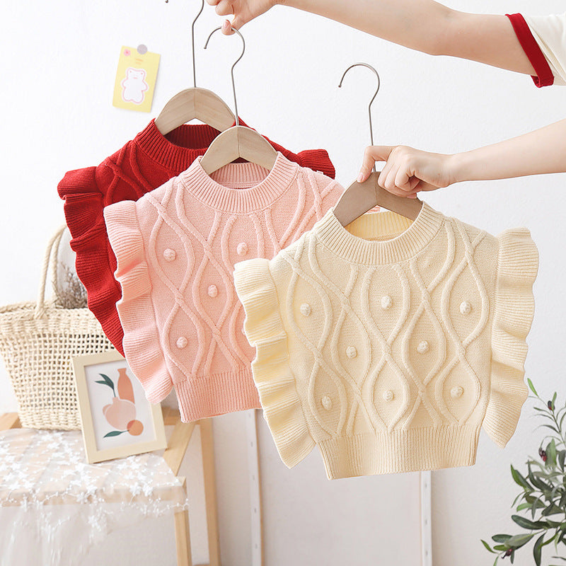 Sleeveless Ruffle Jumper - Pink