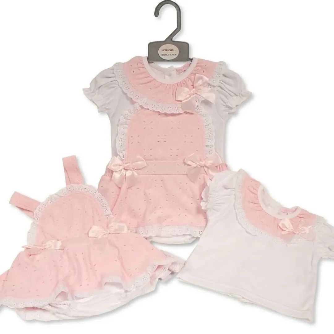 Spanish 2pc Romper - Pink
