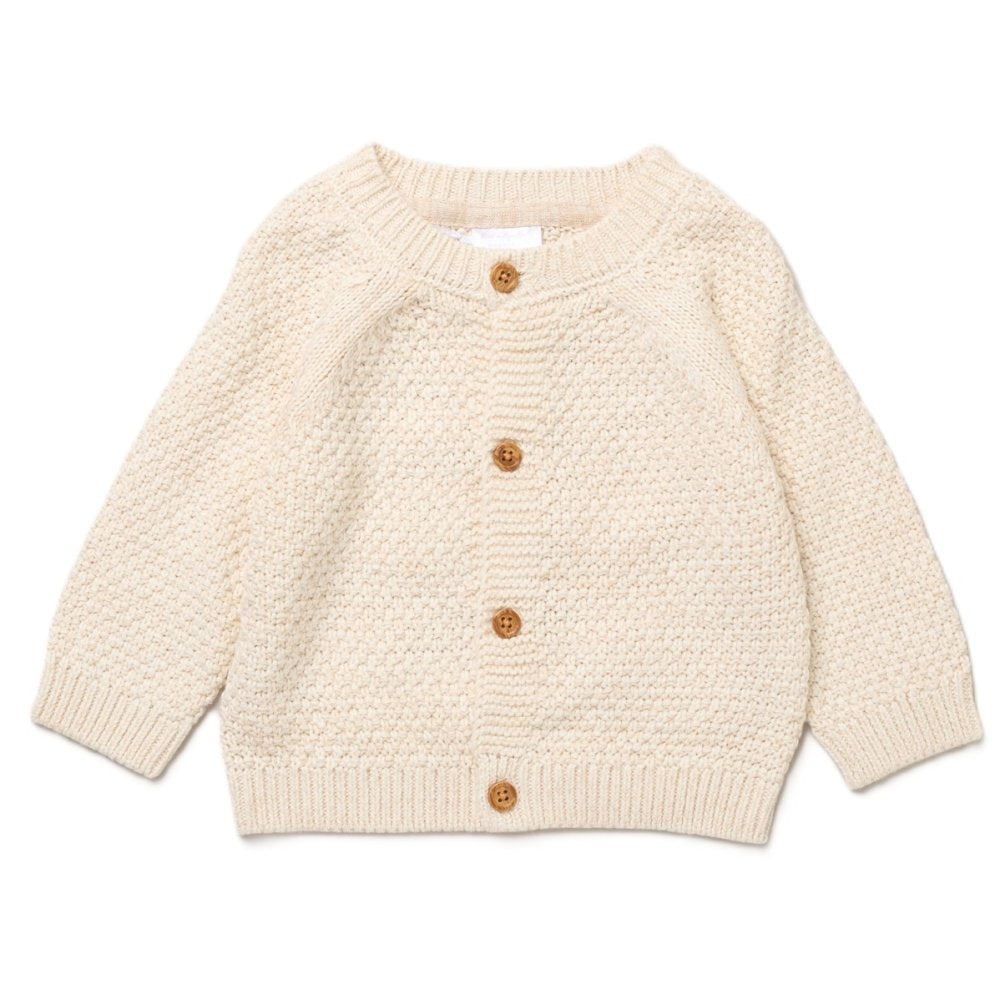 Babyccino Club Embroidered Baby Cardigan