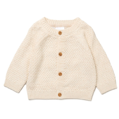 Babyccino Club Embroidered Baby Cardigan