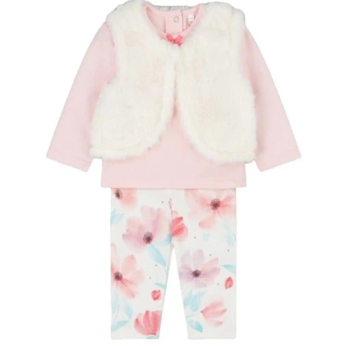 3pc Leggings & Gilet Set