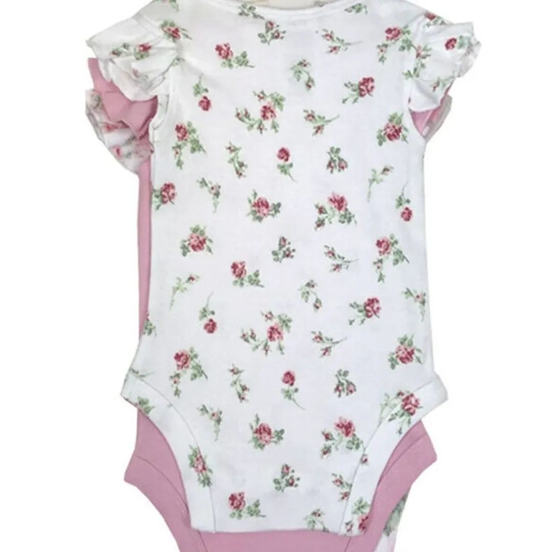 Laura Ashley 3pc Baby Vests