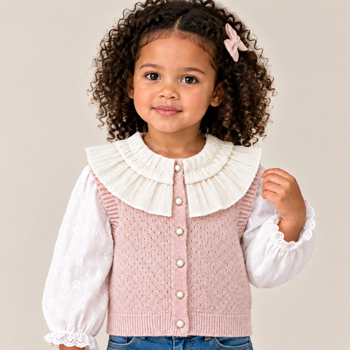 Girls Knitted gilet