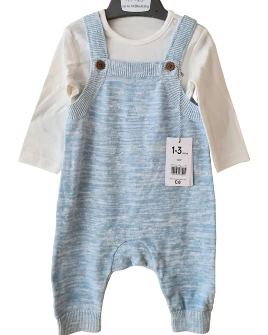 Mother care dungarees set
