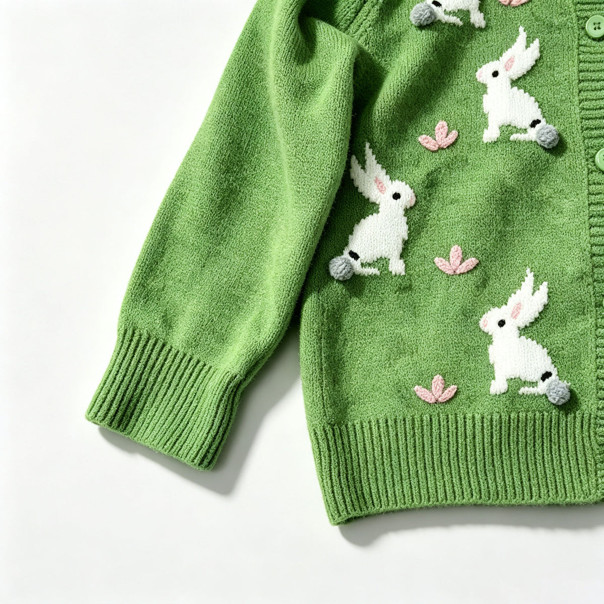 Green Bunny Cardigan