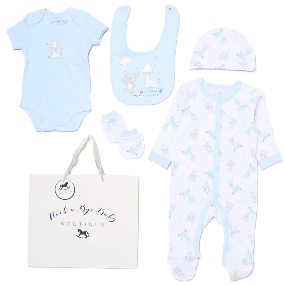 Bear & Giraffe 6 Piece Mesh Bag Gift
